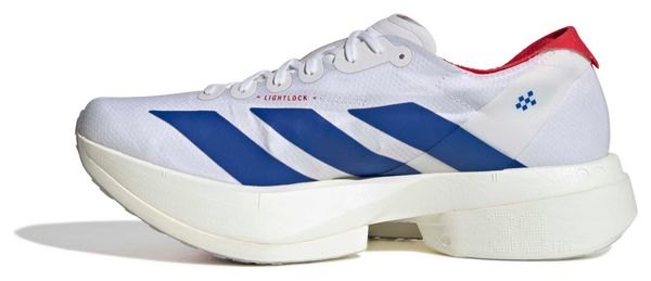 Chaussures Running adidas Adizero Adios Pro 4 Blanc/Bleu/Rouge Homme