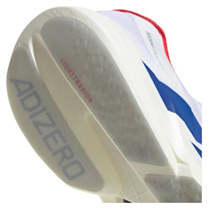Chaussures Running adidas Adizero Adios Pro 4 Blanc/Bleu/Rouge Homme
