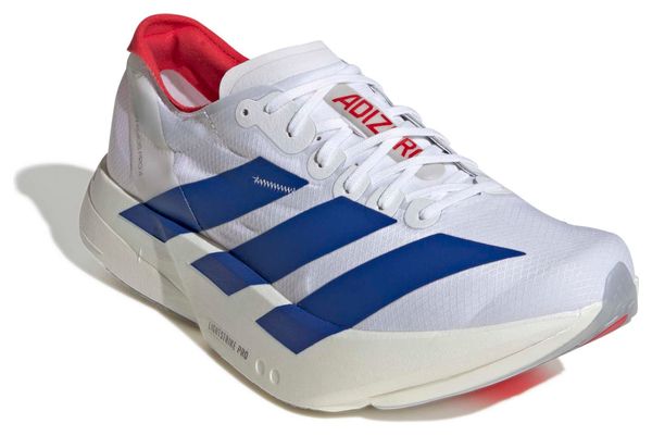 Chaussures Running adidas Adizero Adios Pro 4 Blanc/Bleu/Rouge Homme