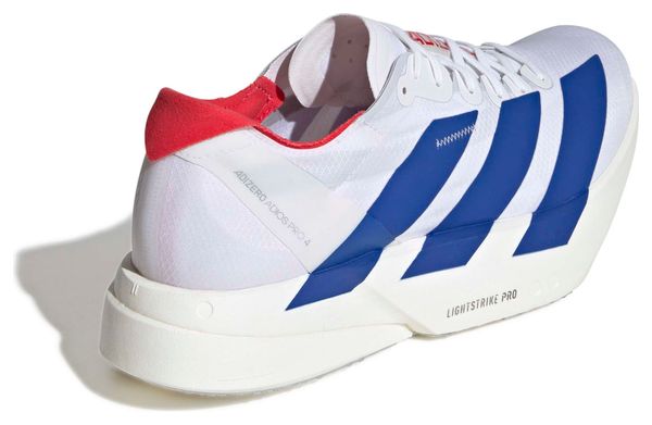 Chaussures Running adidas Adizero Adios Pro 4 Blanc/Bleu/Rouge Homme