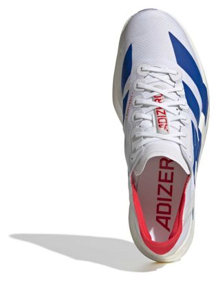 Chaussures Running adidas Adizero Adios Pro 4 Blanc/Bleu/Rouge Homme