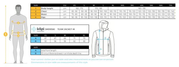 Veste hiver DERMIZAX PRIMALOFT homme Kilpi TEAM JACKET-M