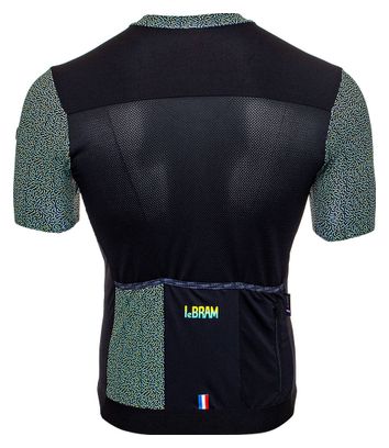 Maillot Manches Courtes LeBram Aspin Noir Vert