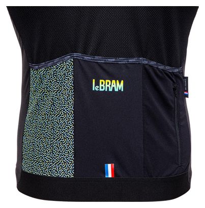 Maillot Manches Courtes LeBram Aspin Noir Vert
