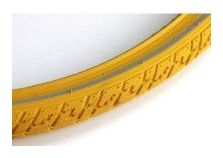 DUTCH PERFECT Pneu Extérieur 28X1.40  / 37-622 No Puncture - Jaune Avec Reflets