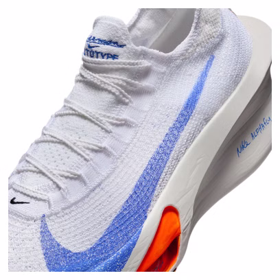 Nike Alphafly 3 Blueprint Running Shoes, White/Blue, Men's