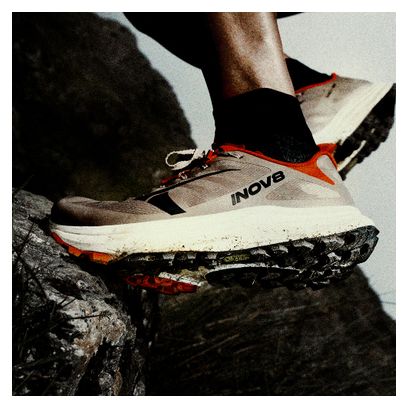 Scarpe da trail Inov 8 TrailFly Pro beige/arancione da donna