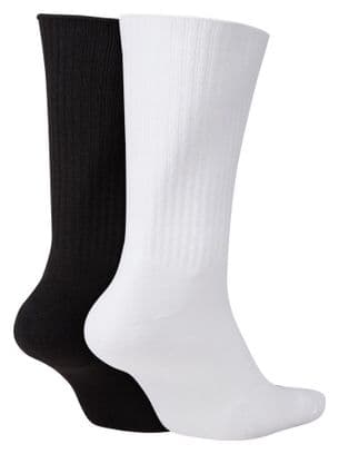 Paar Nike Heritage White/Black Socks (x2)