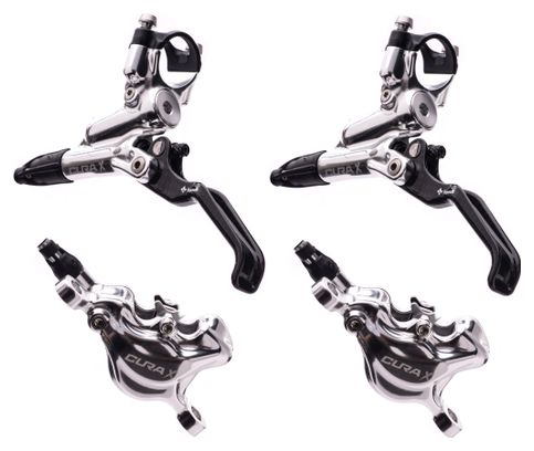 Formula Cura X Carbon Brake Pair (without disc) Silver
