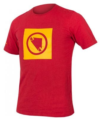 T-shirt Endura Carbone One Clan Rouge 