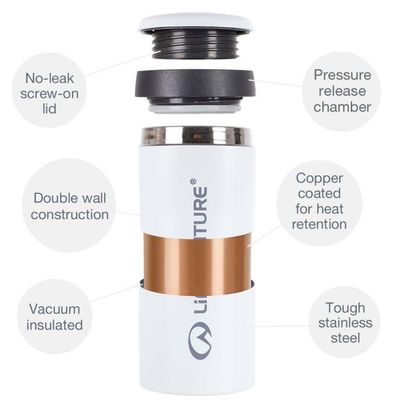 Lifeventure Geïsoleerde mok 300ml Gloss Purple