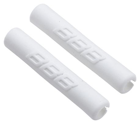 BBB Jeu de 2 protège gaines ''CâbleWrap'' Blanc