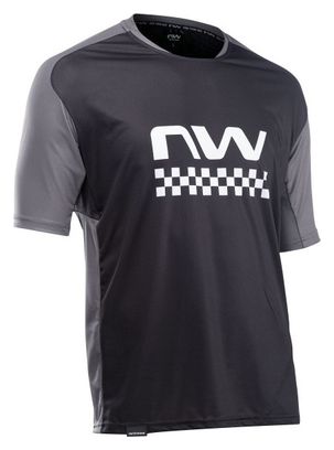 Northwave Edge Short Sleeve Jersey Zwart/Grijs