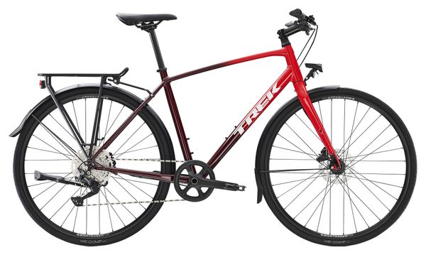 Trek FX 3  Disc Equipped City Bike Shimano Deore 10V 700mm Red Viper 2023