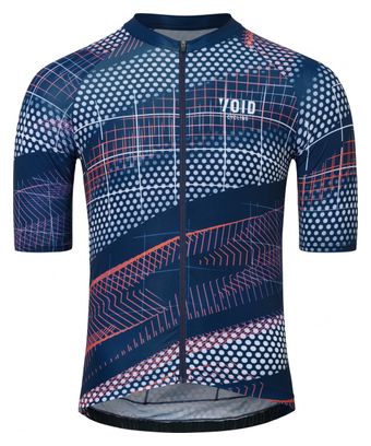 Maillot Manches Courtes Void Abstract Bleu
