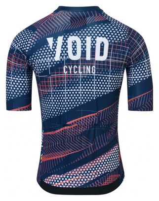 Maillot Manches Courtes Void Abstract Bleu