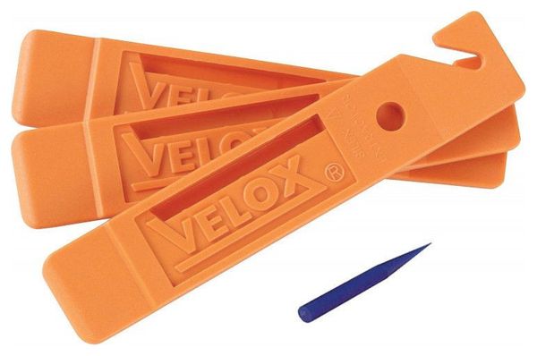 DEMONTE PNEU VELOX VTT COURSE X3 AVEC EXTRACTEUR DE SILEX.