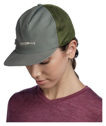 Unisex Buff Pack Trucker Khaki Cap