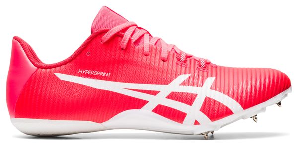 Chaussures Athlétisme Asics Hypersprint 8 Rouge Blanc Unisexe