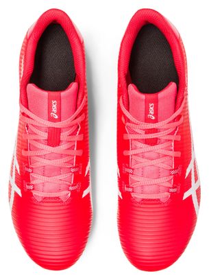 Asics Hypersprint 8 Red White Unisex Track &amp; Field Shoes