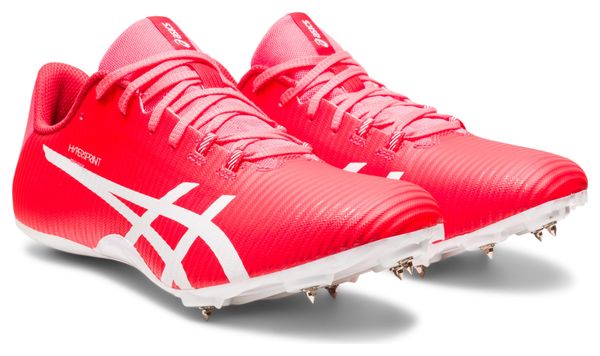 Chaussures Athlétisme Asics Hypersprint 8 Rouge Blanc Unisexe