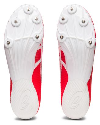 Asics Hypersprint 8 Rood Wit Unisex Track &amp; Field Schoenen