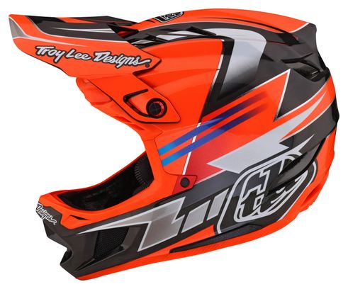 Troy Lee Designs D4 Carbon Mips Red Full Face Helmet