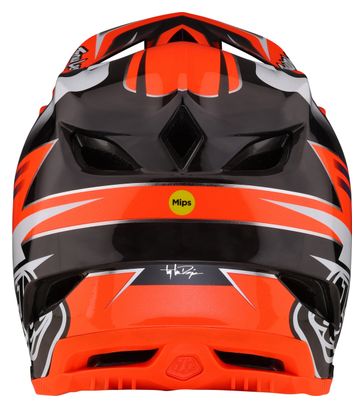 Integralhelm Troy Lee Designs D4 Carbon Mips Rot