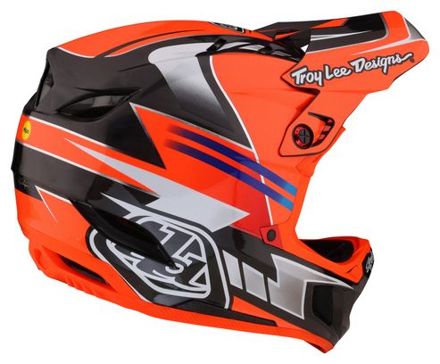 Troy Lee Designs D4 Carbon Mips Red Full Face Helm