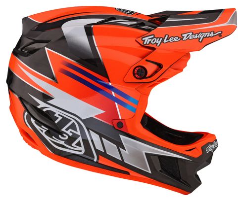 Integralhelm Troy Lee Designs D4 Carbon Mips Rot