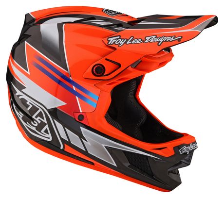 Integralhelm Troy Lee Designs D4 Carbon Mips Rot