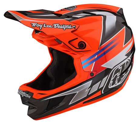 Casco integral Troy Lee Designs D4 Carbon Mips Red