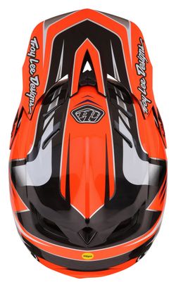 Integralhelm Troy Lee Designs D4 Carbon Mips Rot