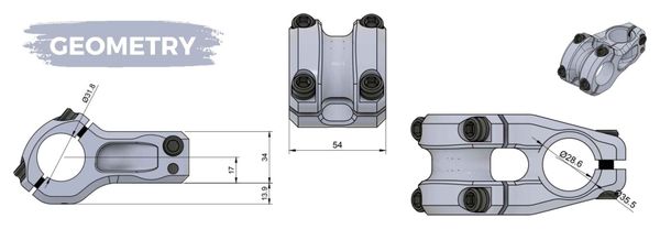 Pride Racing stuurpen FTL HD 31,8 mm Rood
