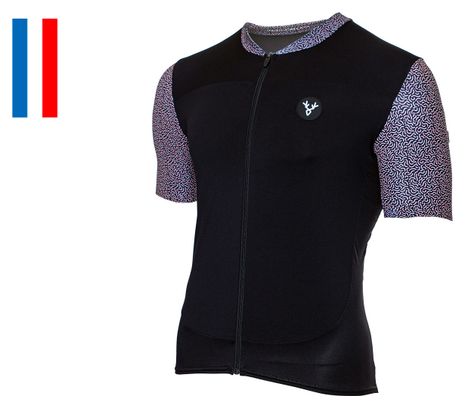 LeBram Aspin Short Sleeve Jersey Black Orange