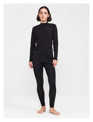 Craft Pro Merino Wolle Tights Schwarz Damen