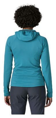 Polaire Patagonia R1 Ultralight Hoody Bleu Femme