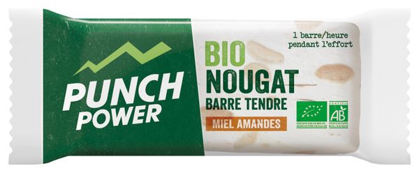 Présentoir de 24 barres bionougat Punch Power – 30g