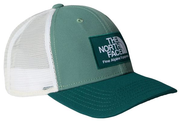 Casquette The North Face Deep Fit Mudder Trucker Vert/Blanc Unisexe
