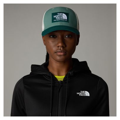 Casquette The North Face Deep Fit Mudder Trucker Vert/Blanc Unisexe