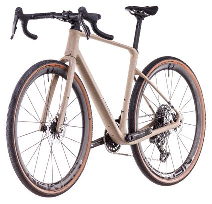 Cube Nuroad C:62 SLT Gravel Bike Sram Red XPLR AXS 13S 700 mm Mineral Grit Beige 2025