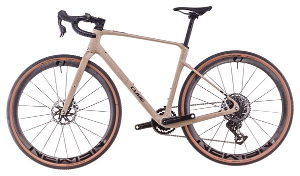 Cube Nuroad C:62 SLT Gravel Bike Sram Red XPLR AXS 13S 700 mm Mineral Grit Beige 2025