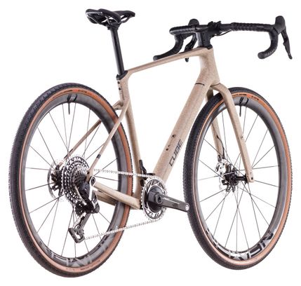 Cube Nuroad C:62 SLT Gravel Bike Sram Red XPLR AXS 13S 700 mm Mineral Grit Beige 2025
