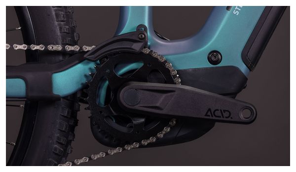 Cube Stereo Hybrid One44 HPC Race 800 Electric Full Suspension MTB Shimano Deore/Deore XT 12S 800 Wh 29'' Smaragd Blu Verde 2026