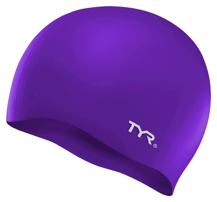 TYR Silicon Cap Gorro de baño morado sin arrugas
