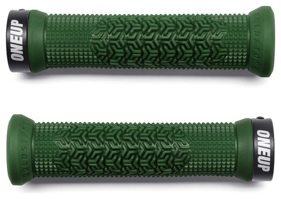 OneUp Goldstone Lock-On Grips Dark Green