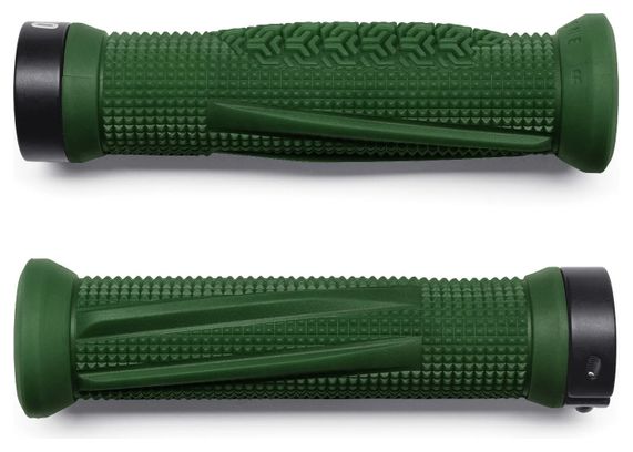 OneUp Goldstone Lock-On Grips Dark Green