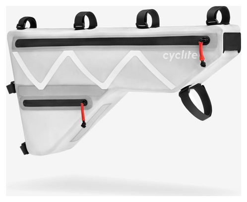 Borsa da telaio Cyclite grande / 02 | 3,6 L | Grigio chiaro