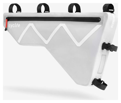 Borsa da telaio Cyclite grande / 02 | 3,6 L | Grigio chiaro