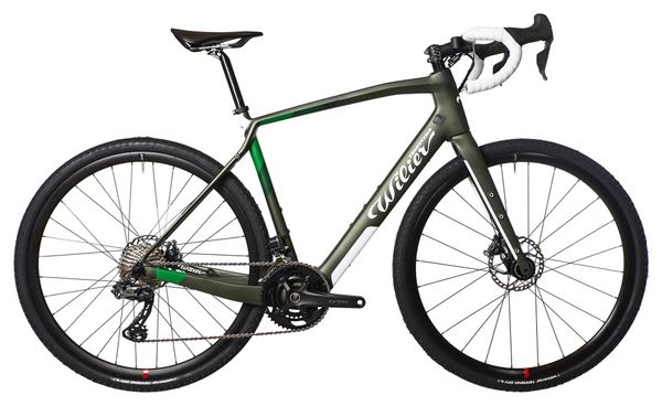 Gravel Bike Électrique Wilier Triestina Jena Hybrid Shimano GRX Di2 11V 250 Wh 700 mm Vert 2022